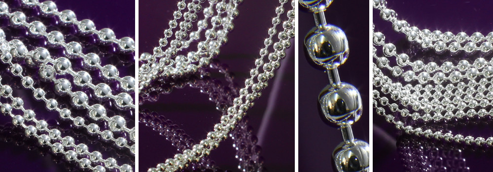 Sterling Silver Ball Bead Chain