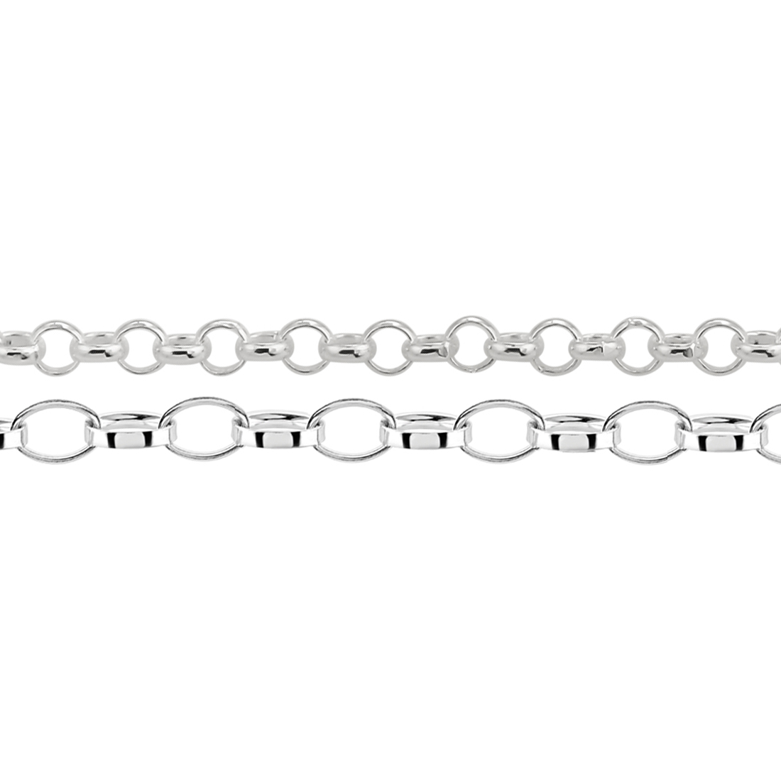 Sterling Silver Belcher Chain Necklace