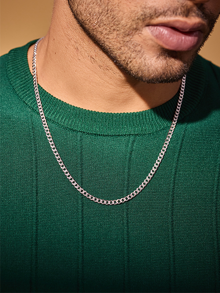 Diamond Cut Curb Chain