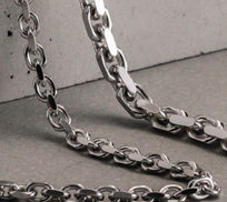 Sterling Silver Anchor Chain Necklaces