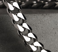 Sterling Silver Curb Chain Necklaces