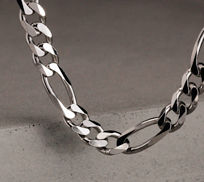 Sterling Silver Figaro Chain Necklaces