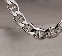 Sterling Silver Marina Chain Necklaces