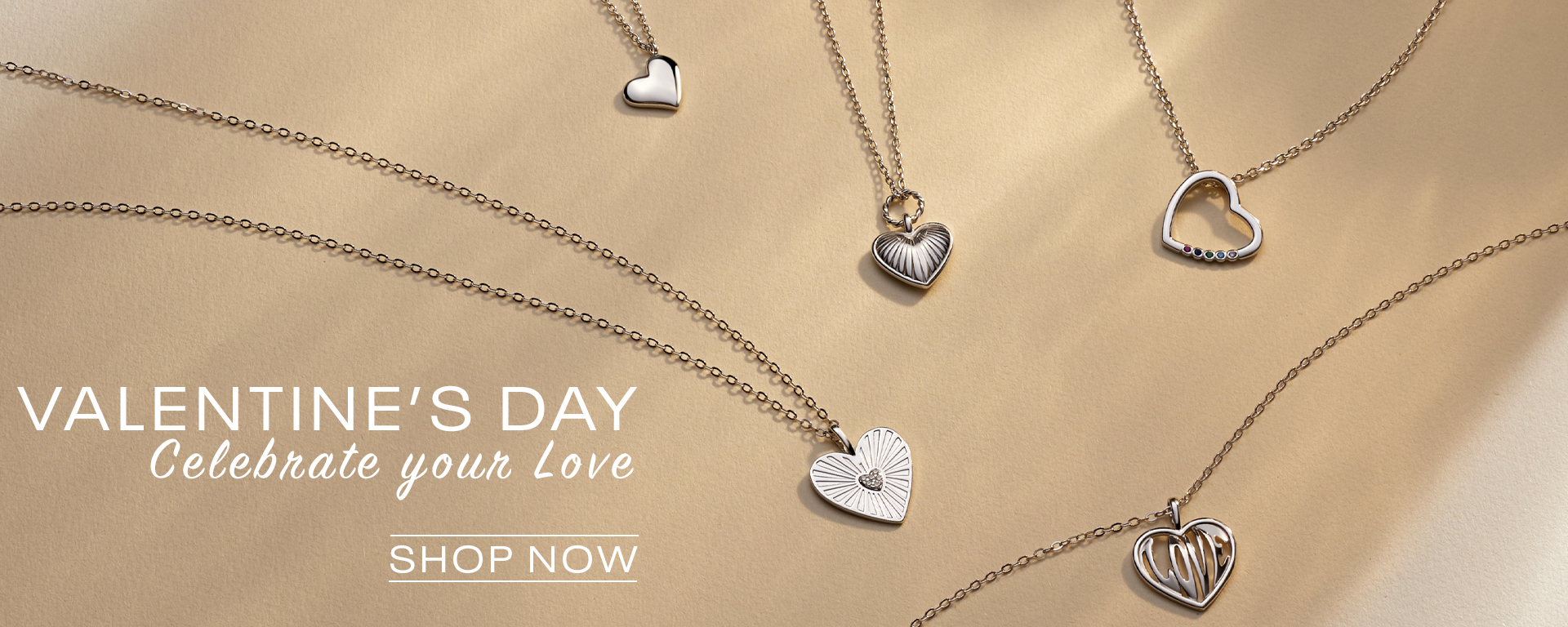 Sterling Silver Love & Heart Necklaces