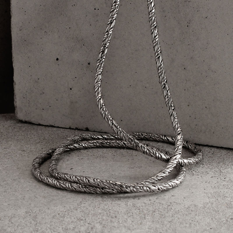 Sterling Silver Foxtail Chain necklaces