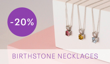 Birthstone Necklace discounted offer banner